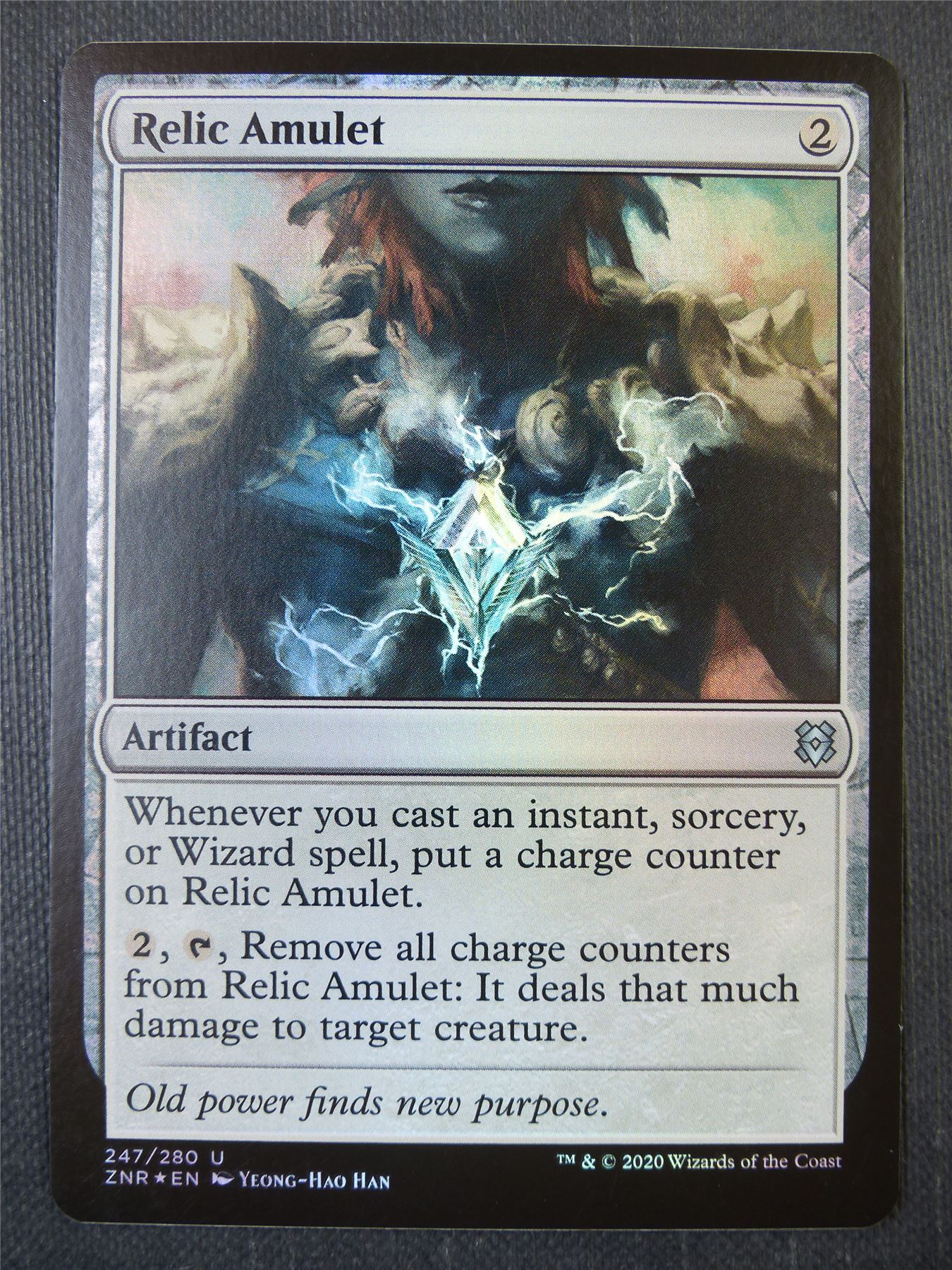 Relic Amulet Foil - Mtg Card #98A