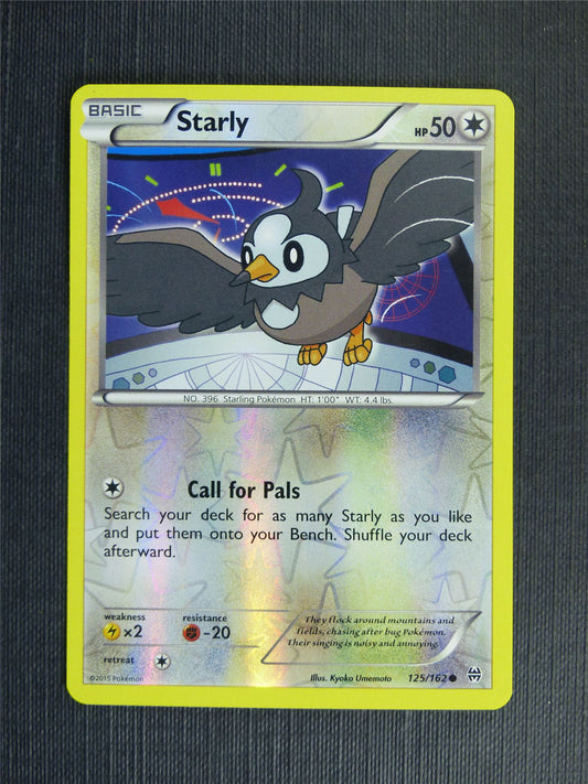 Starly 125/162 Reverse Holo - Pokemon Cards #1D5