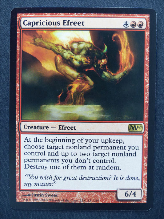 Capricious Efreet - Mtg Magic Cards #WK