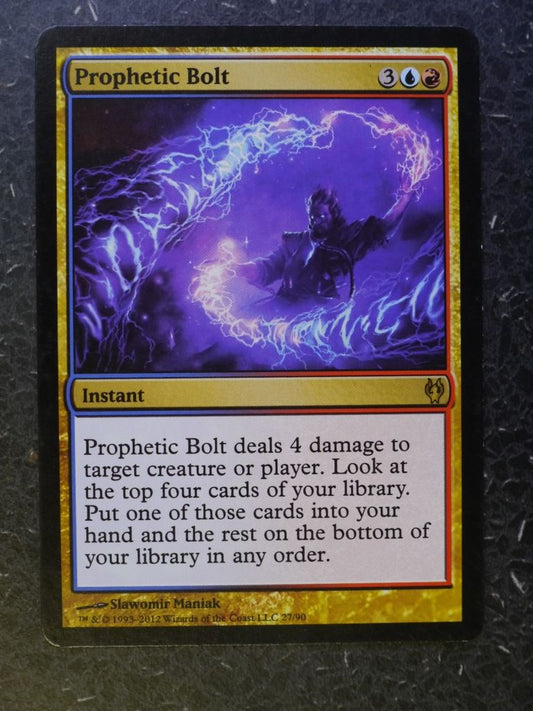 MTG Magic Cards: PROPHETIC BOLT # 7J47