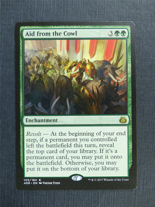 Aid From the Cowl - Mtg Magic Cards #3BG
