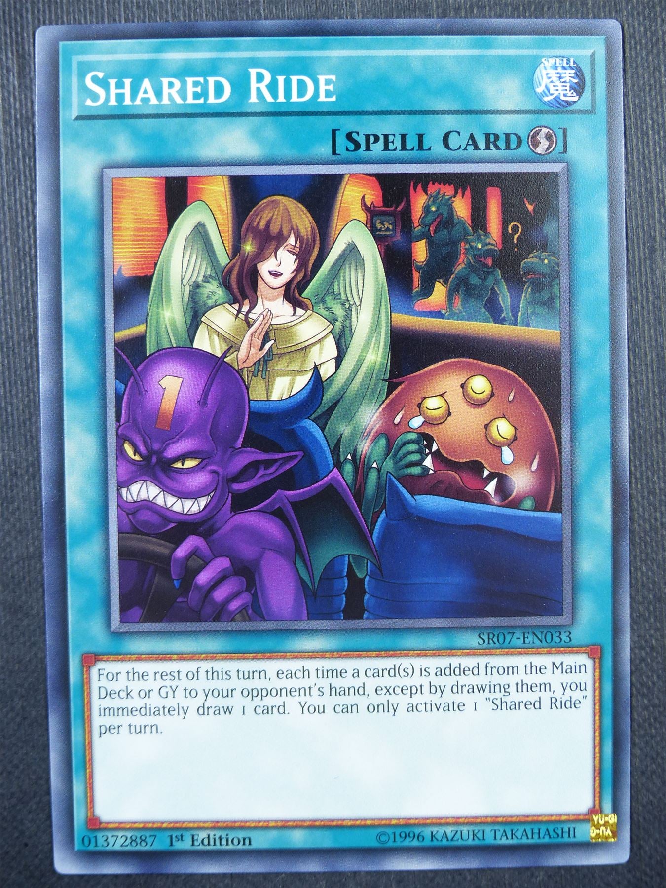 Shared Ride SR07 - 1st ed Yugioh Card #9BW