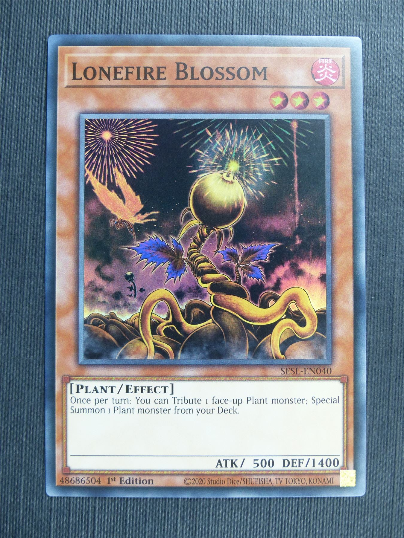 Lonefire Blossom - SESL Yugioh Card