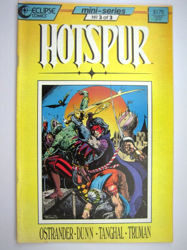 Eclipse Comics: HOTSPUR #3 SEPTEMBER 1987 # 34I94