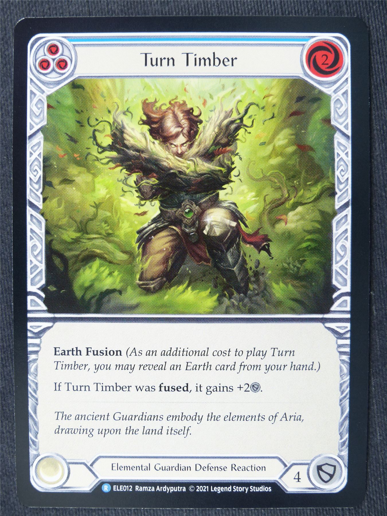 Turn Timber R Blue - 1st Ed Tales of Aria - Flesh and Blood