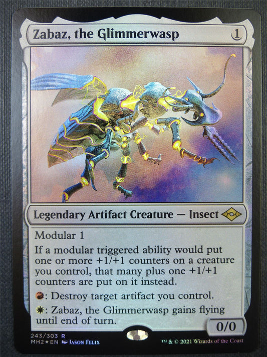 Zabaz the Glimmerwasp Foil - Mtg Card #7LL