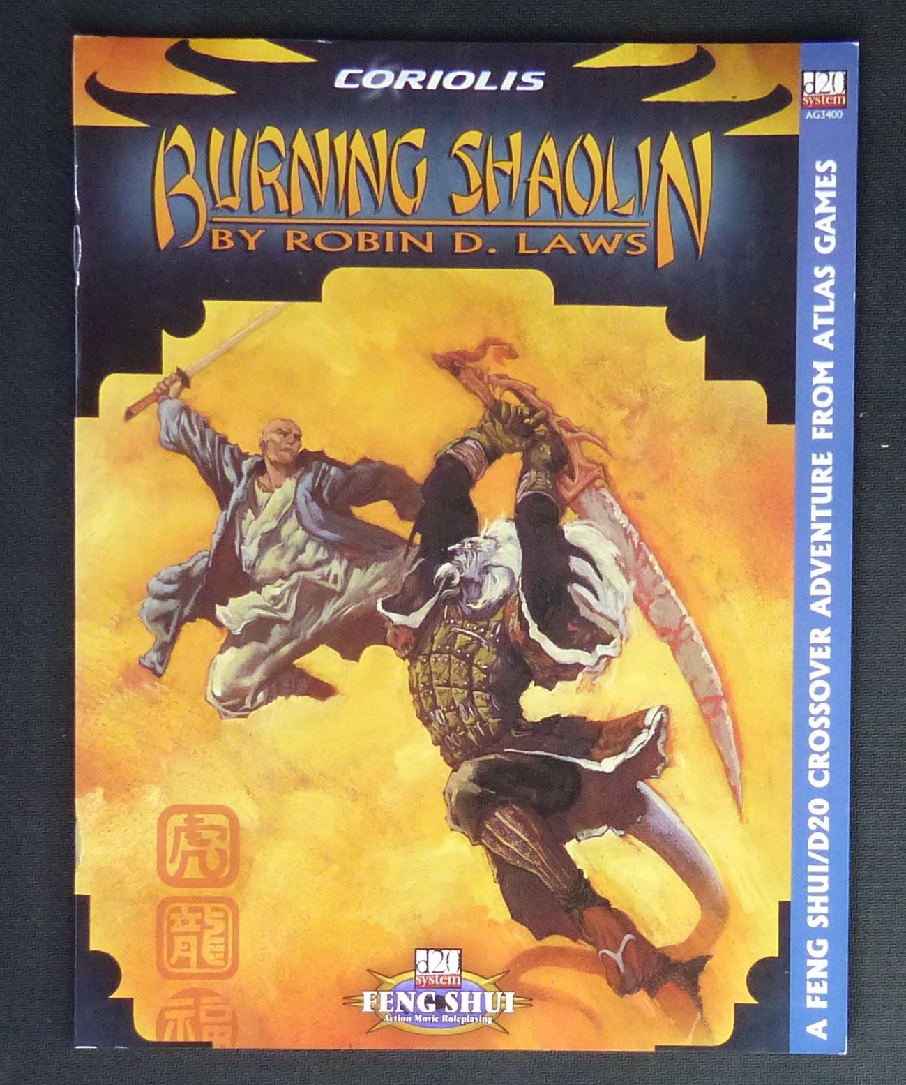 Coriolis Burning Shaolin D&D Adventure 2000 #1UF