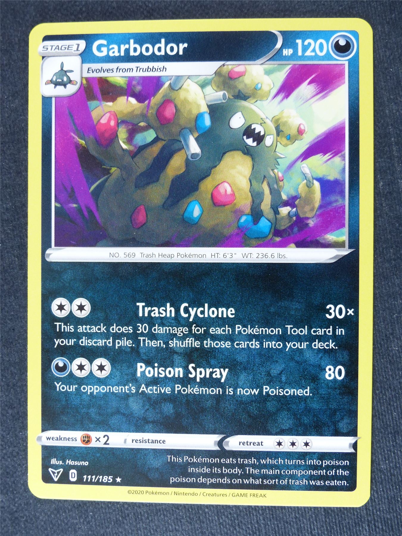 Garbodor 111/185 - Pokemon Cards #NB