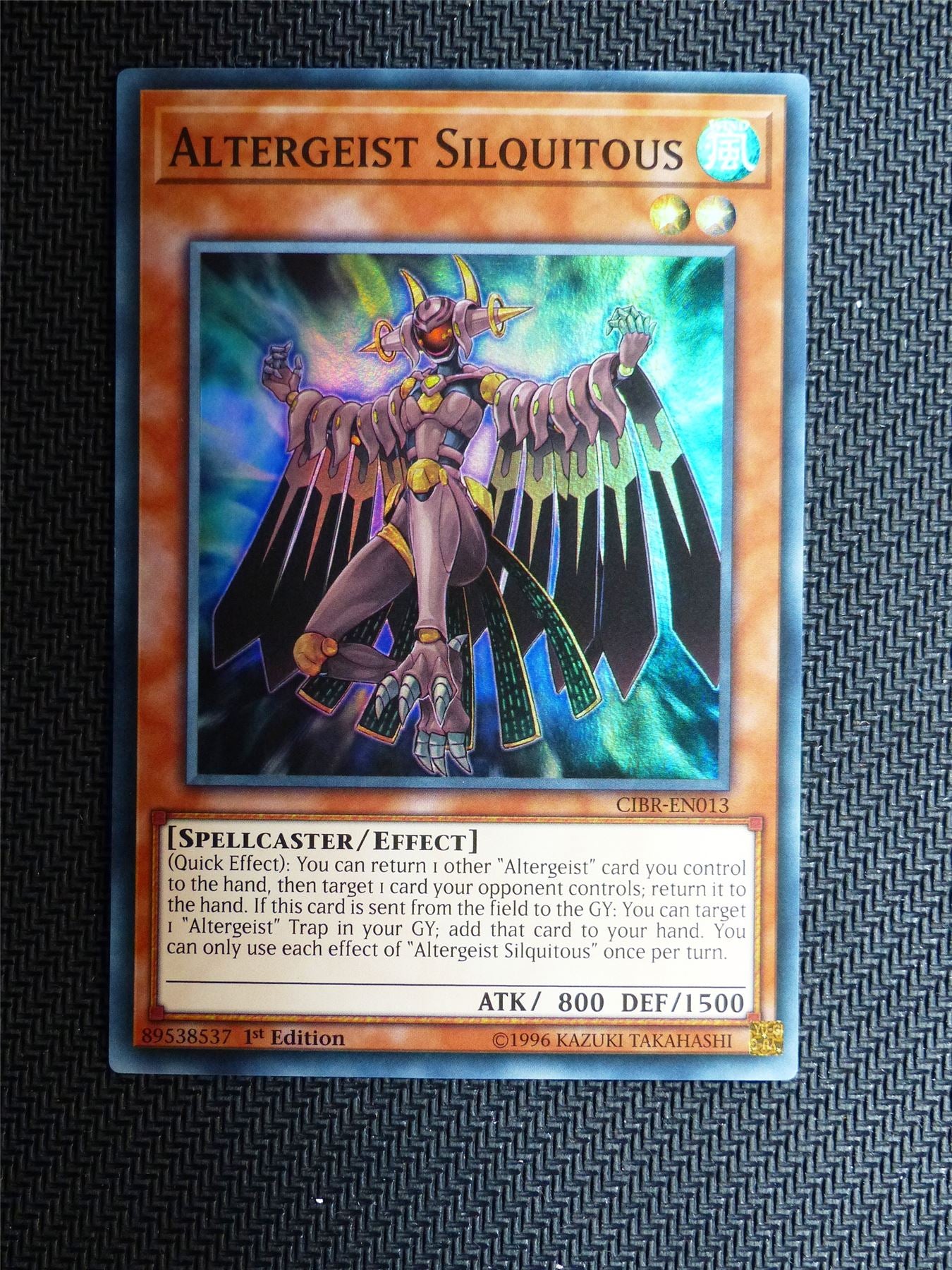 Altergiest Silquitious - CIBR - Super Rare - Yugioh Card # 1E56