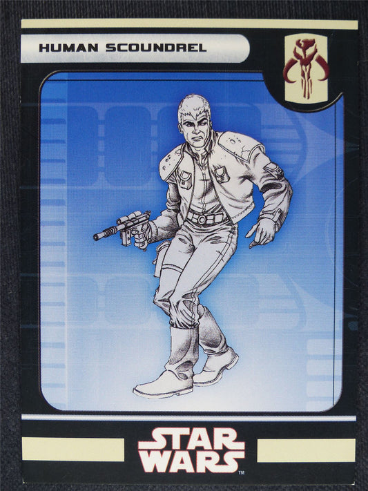 Human Scoundrel - Star Wars Miniatures Spare Cards #5J