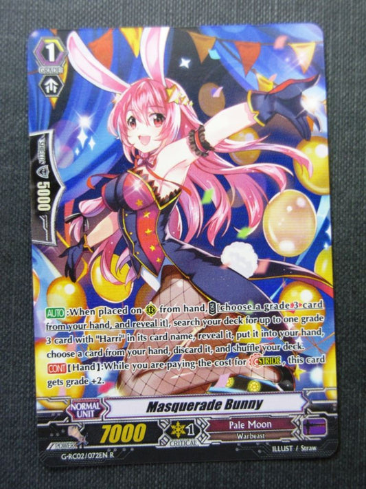 Masquerade Bunny G-RC02 R - Vanguard Cards # 7C88