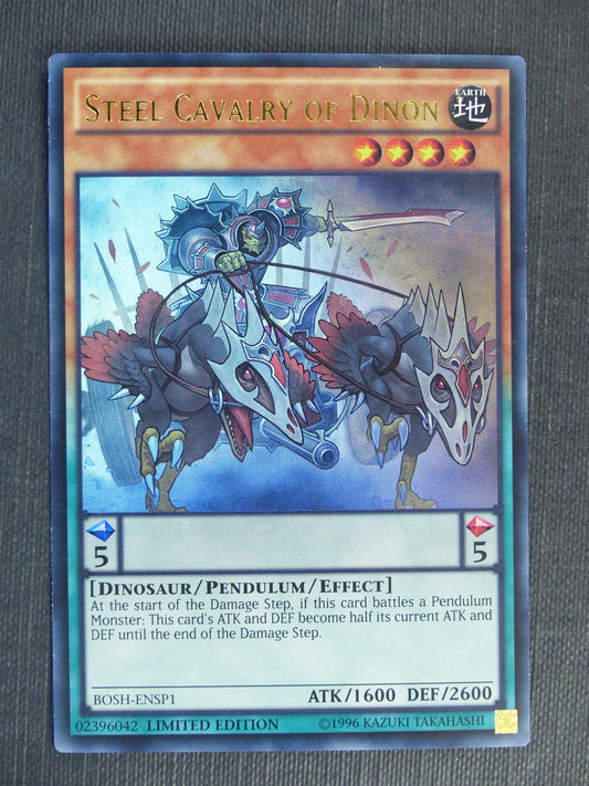 Steel Cavalry of Dinon BOSH Ultra Rare - limited ed - Yugioh Cards #2RQ