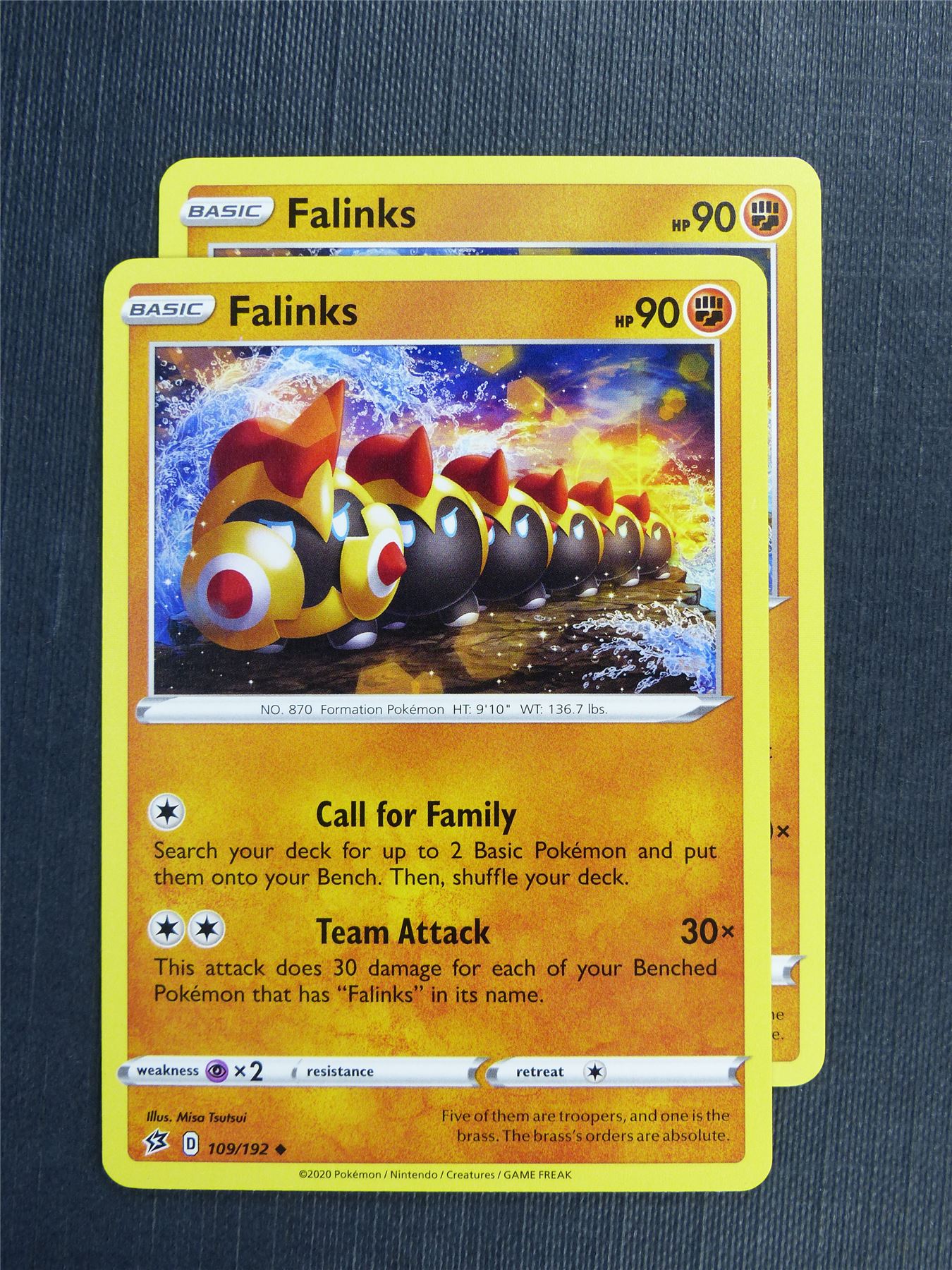 Falinks 109/192 x2 - RCL - Pokemon Card  #3L5