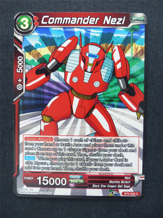 Commander Nezi - Dragon Ball Super Cards #F0