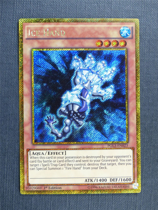 Ice Hand PGL3 Gold Rare - 1st ed - Yugioh Cards #20Q