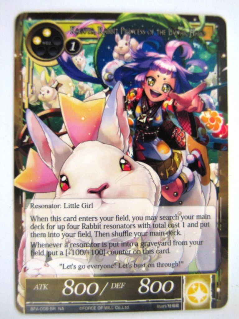 Force Of Will Cards: KAGUYA, RABBIT PRINCESS OF THE LUNAR HALO # 13B65
