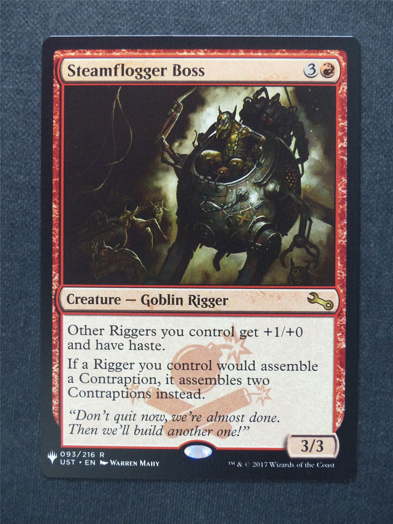 Steamflogger Boss - Mtg Magic Cards #EK