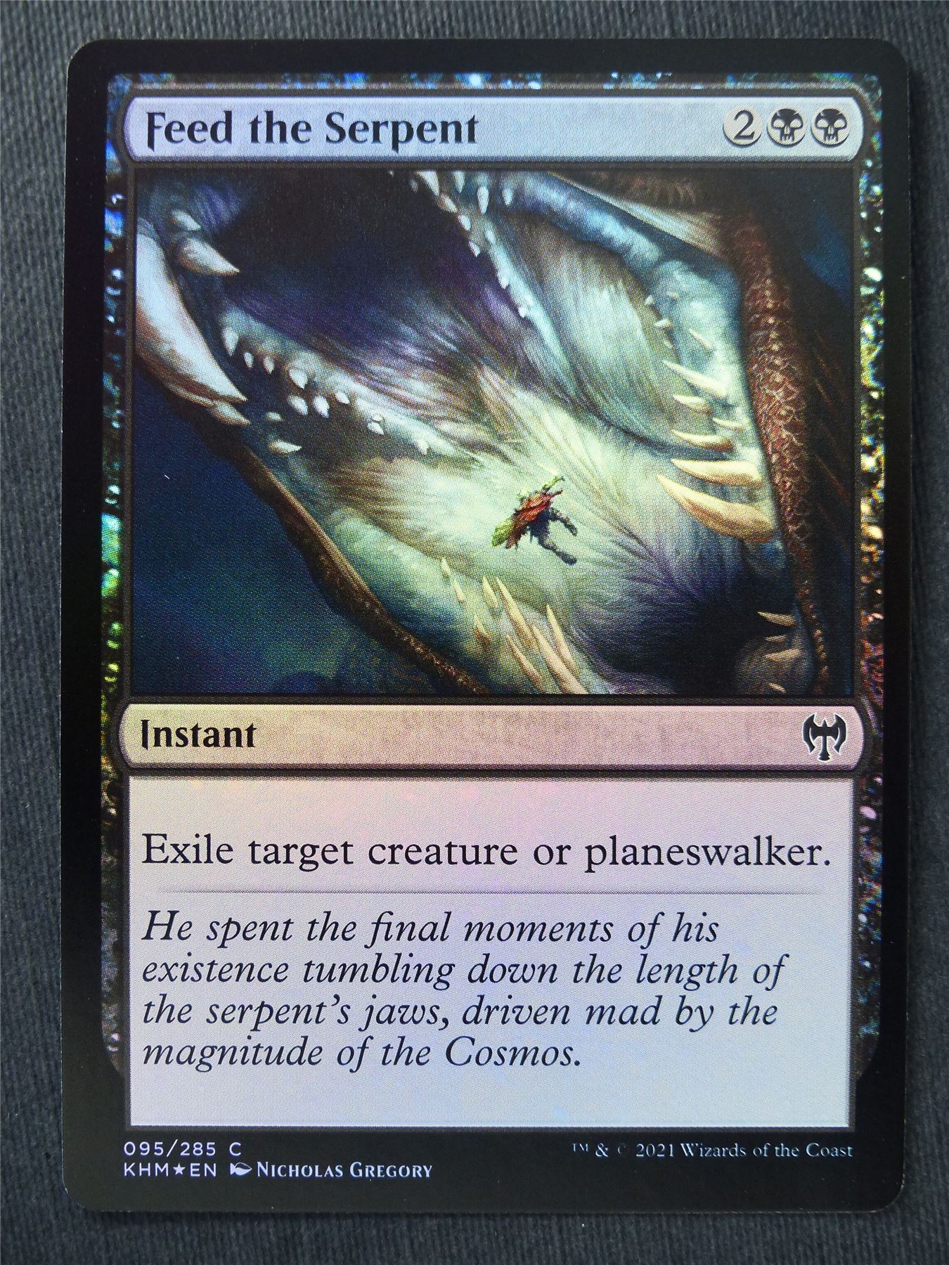 Feed the Serpent Foil - Mtg Magic Cards #ZY