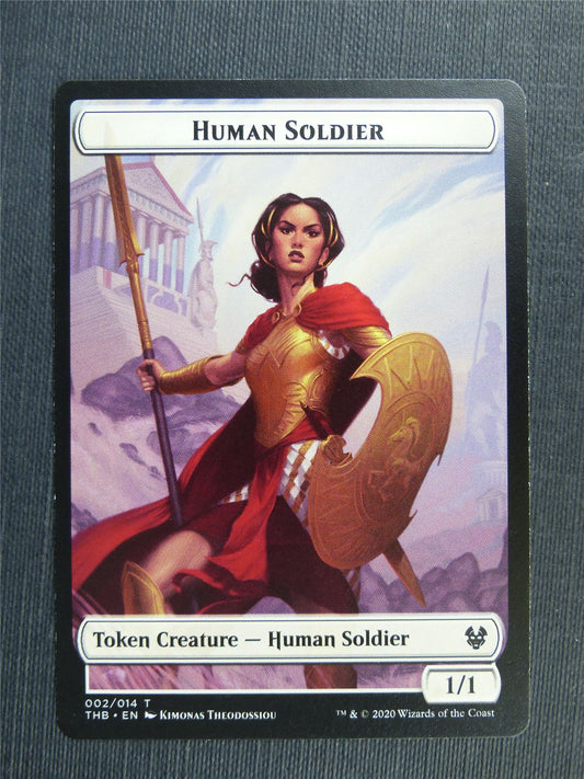 Human Soldier - Token - Mtg Magic Cards #35C
