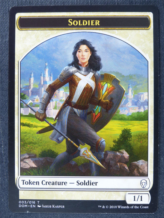 Soldier Token - Mtg Magic Cards #1Q5