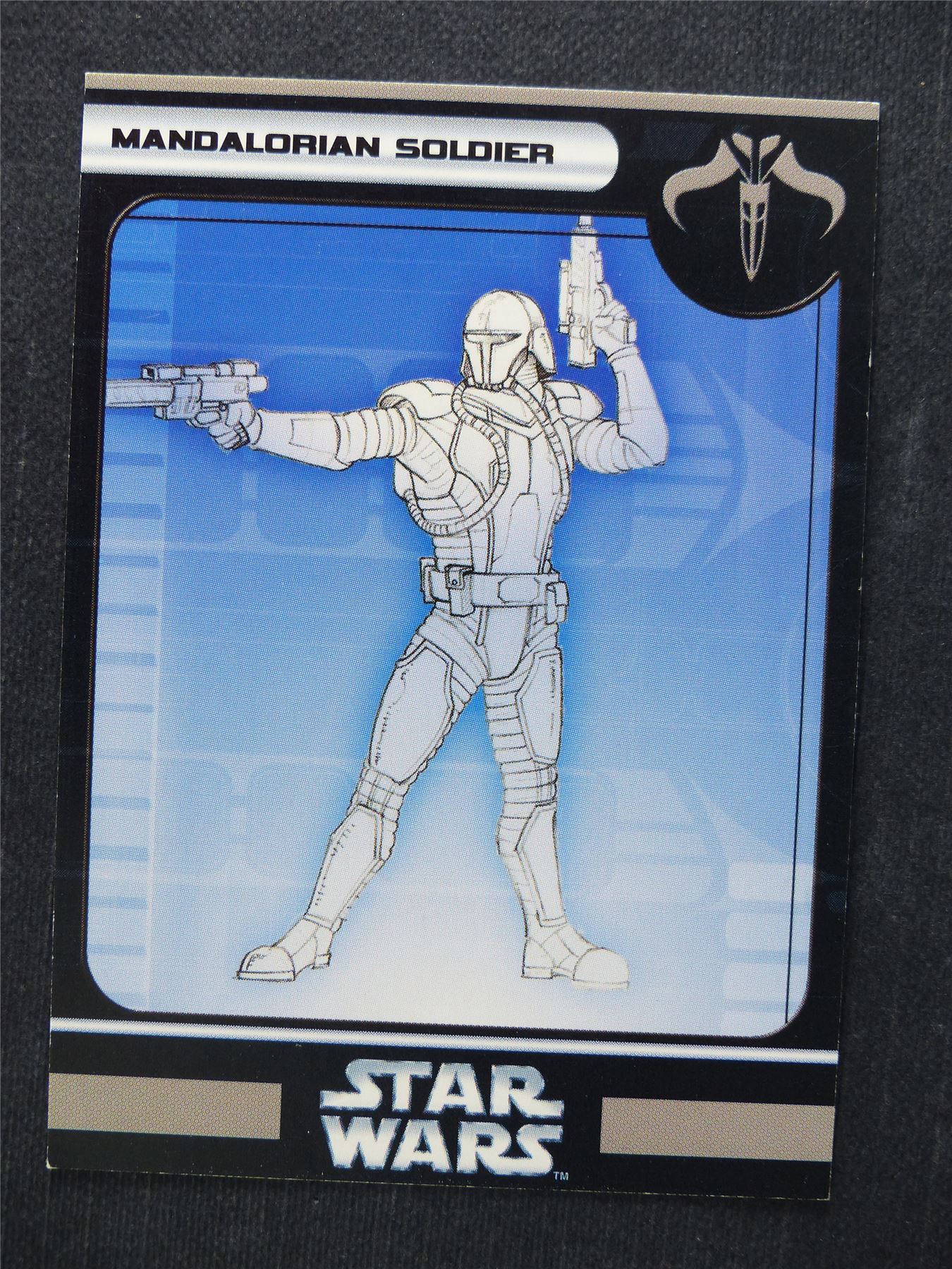 Mandalorian Soldier 58/60 - Star Wars Miniatures Spare Cards #BD