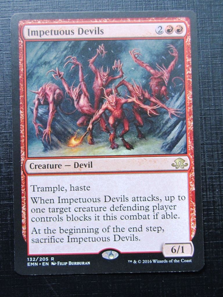 MTG Magic Cards: IMPETUOUS DEVILS # 23J48