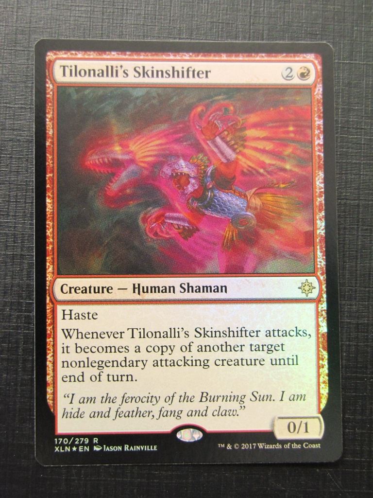 Tilonalli's Skinshifter Foil - Mtg Card # 9G88