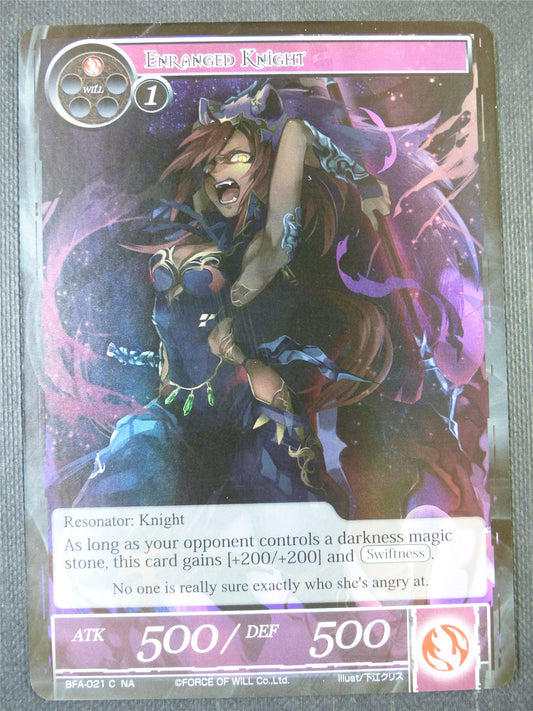 Enranged Night Foil - Force of Will Card #293