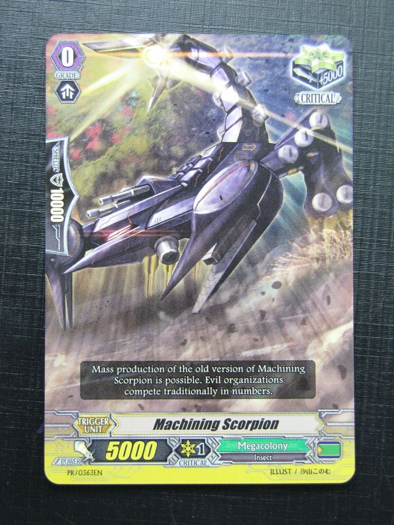 Vanguard Cards: MACHINING SCORPION Promo FOIL # 29C79