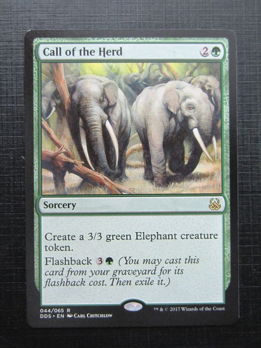 MTG Magic Cards: CALL OF THE HERD duel deck # 29H17