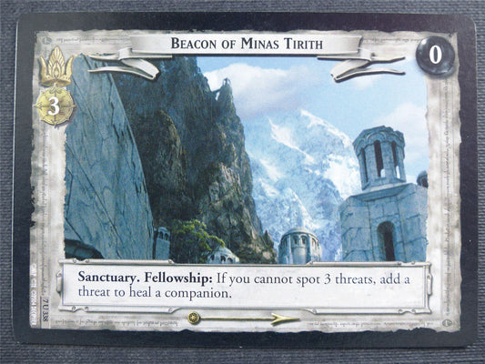 Beacon of Minas Tirith 7 U 338 - LotR Cards #2RM