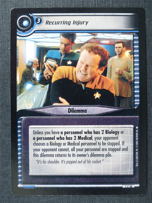 Recurring Injury - Star Trek Cards #UH