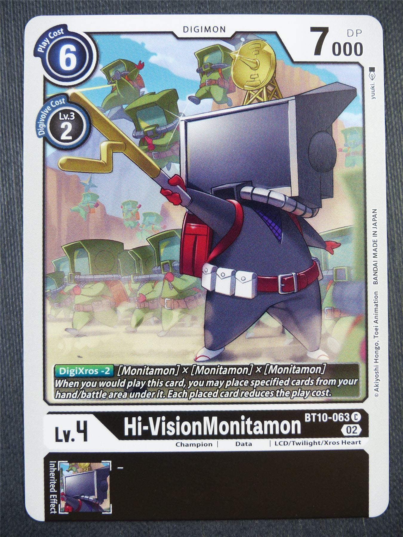 Hi-VIsionMonitamon BT10-063 - Xros Encounter - Digimon Card #993