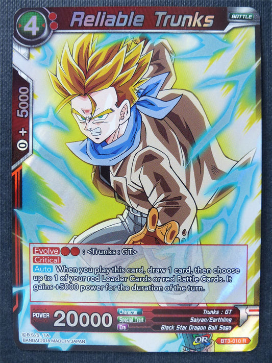 Reliable Trunks R Foil - Dragon Ball Super Cards #9T