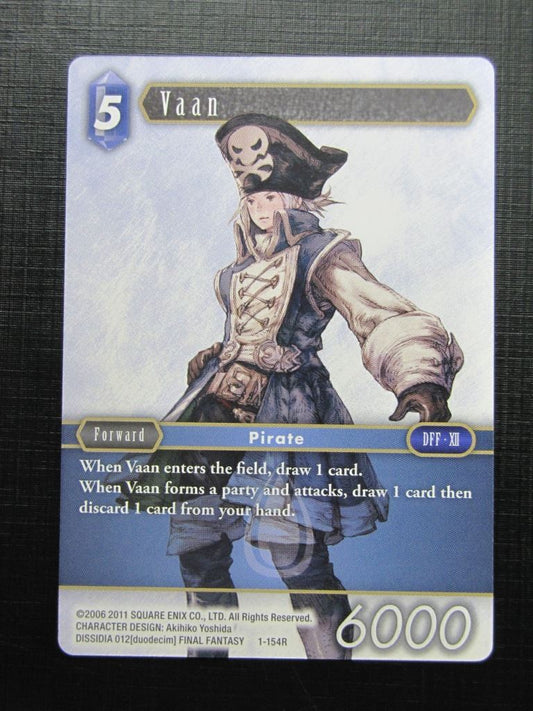 Final Fantasy Cards: VAAN 1-154R # 25B62