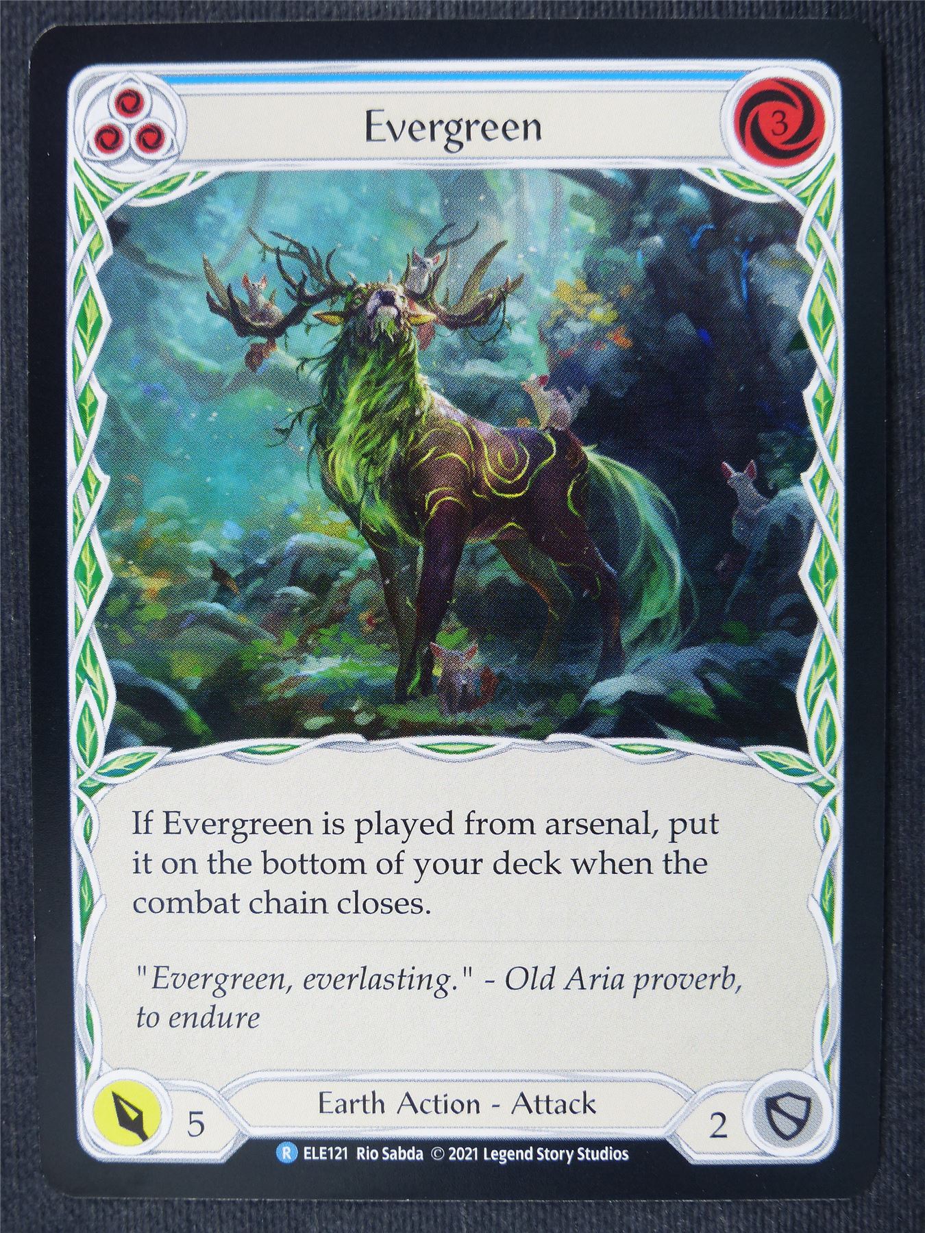 Evergreen R Blue - 1st Ed Tales of Aria - Flesh and Blood