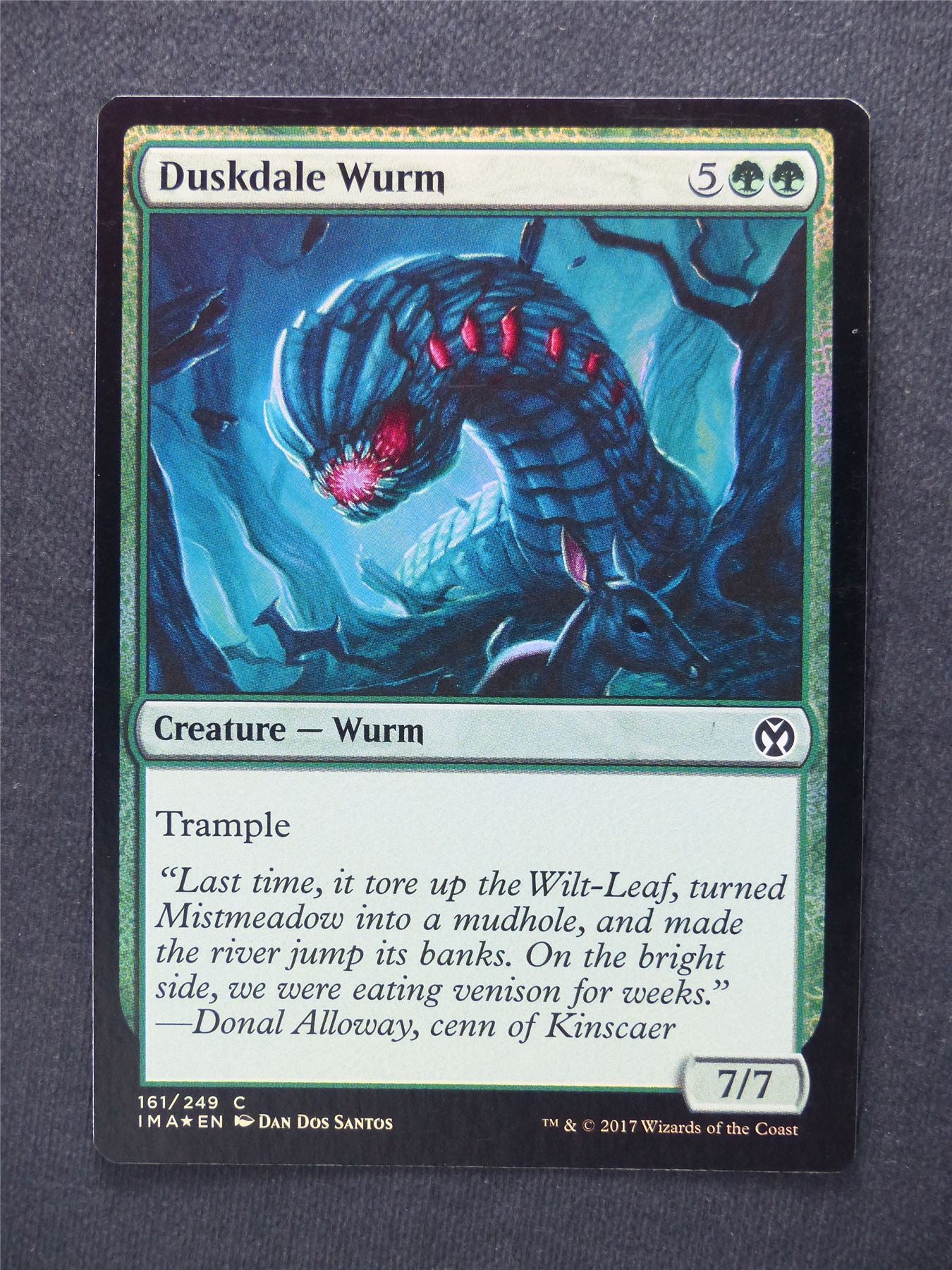 Duskdale Wurm Foil - Mtg Magic Cards #UO