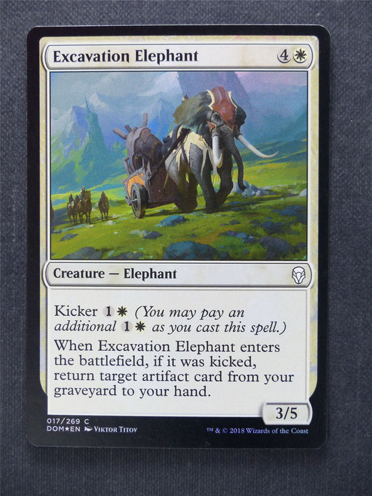 Excavation Elephant Foil - Mtg Magic Cards #KX