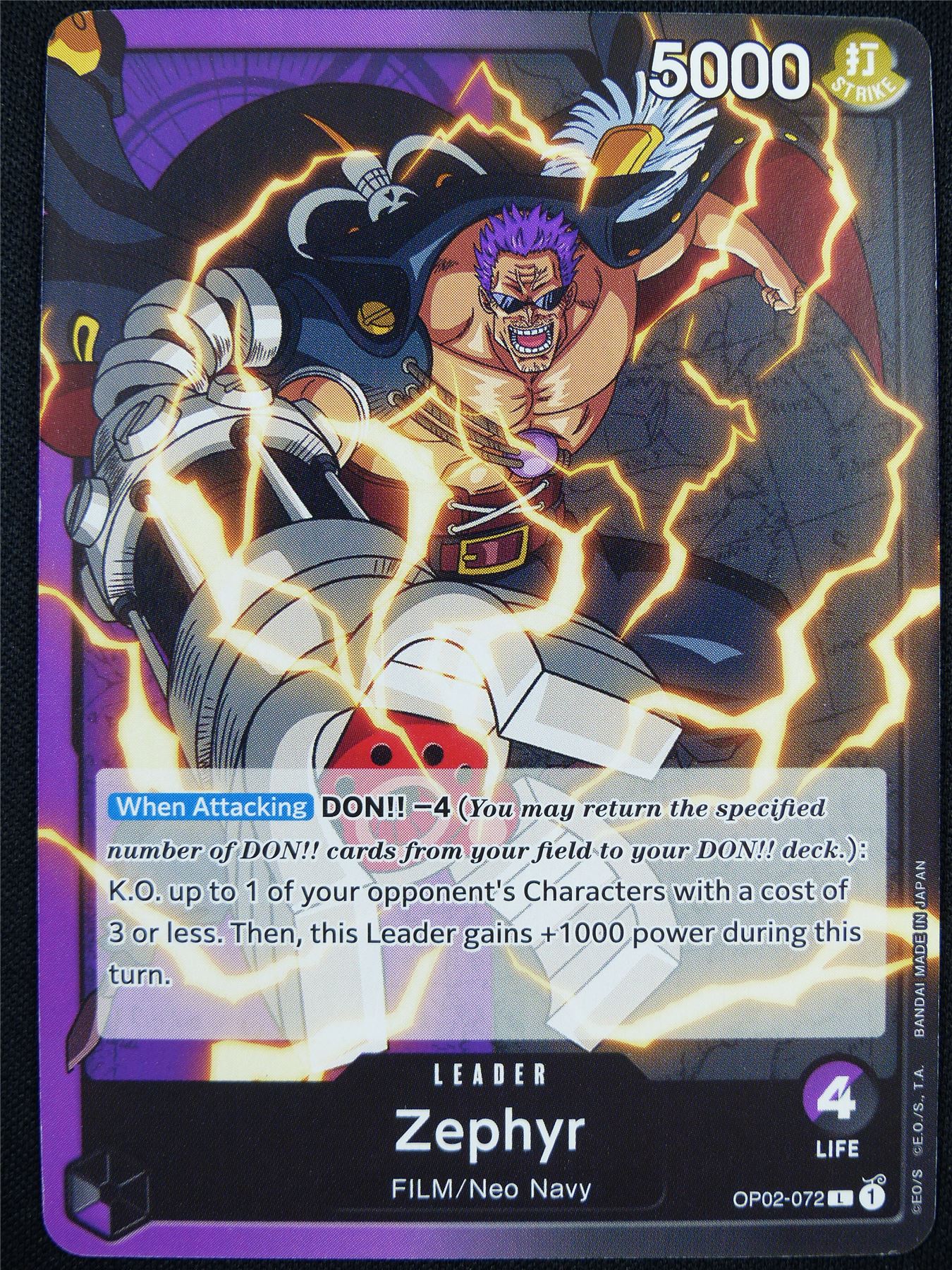 Zephyr OP02-072 L - One Piece Card #E8