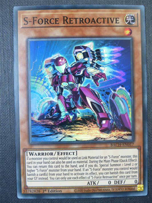 S-Force Retroactive BACH Super Rare - 1st ed Yguoh Card #749