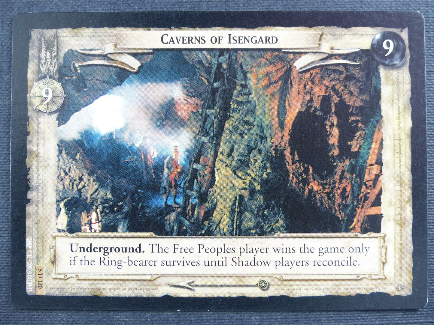 Caverns of Isengard 5 U 120 - LotR Cards #2ST