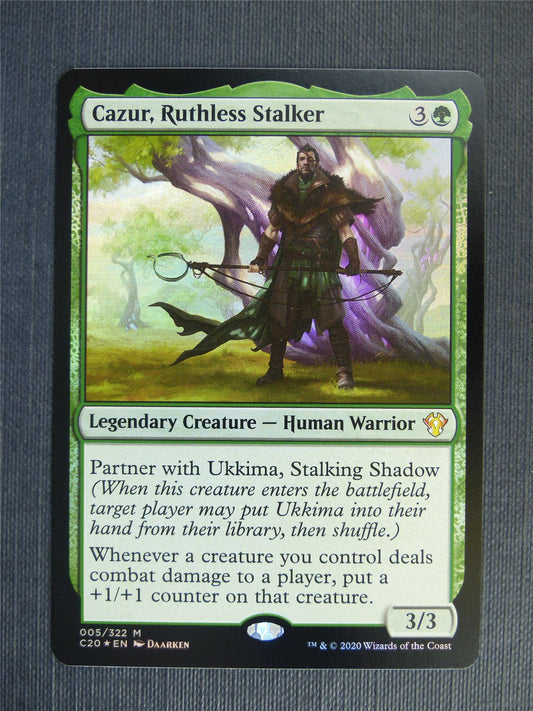 Cazur Ruthless Stalker Foil - C20 - Mtg Card