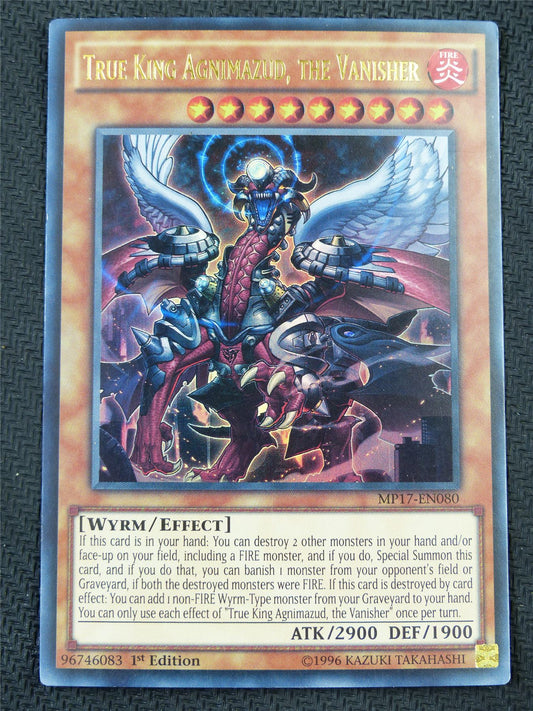 True King Agnimazud the Vanisher MP17 Ultra Rare - 1st ed Yugioh Card #5SC