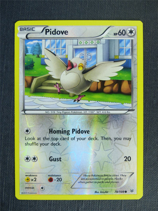 Pidove 78/108 Reverse Holo - Pokemon Cards #2CR