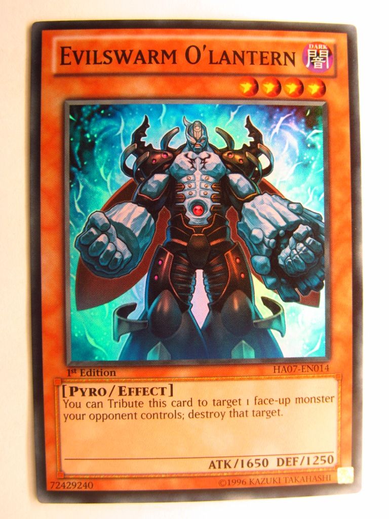 EVILSWARM O'LANTERN HA07 SUPER RARE - Yugioh Card