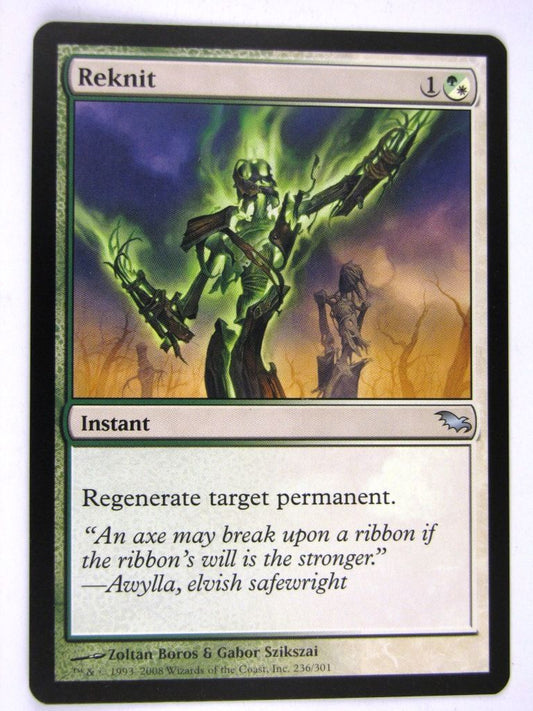 MTG Magic: the Gathering Cards: REKNIT: SHM