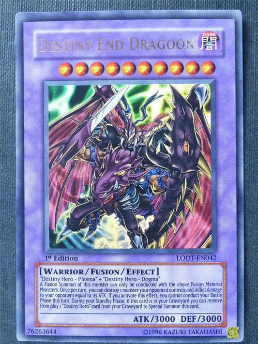 Destiny End Dragoon LODT Ultra Rare - 1st ed - Yugioh Card #1YF
