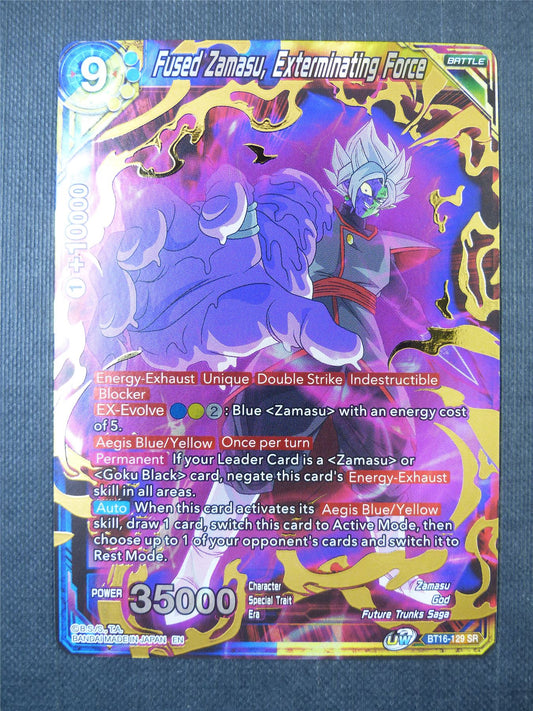 Fused Zamasu Exterminating Force SR - Dragon Ball Super Card #J