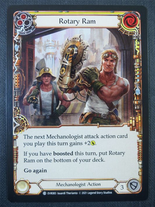 Rotary Ram Yellow - 1st ed Everfest - Flesh & Blood Card #6EA