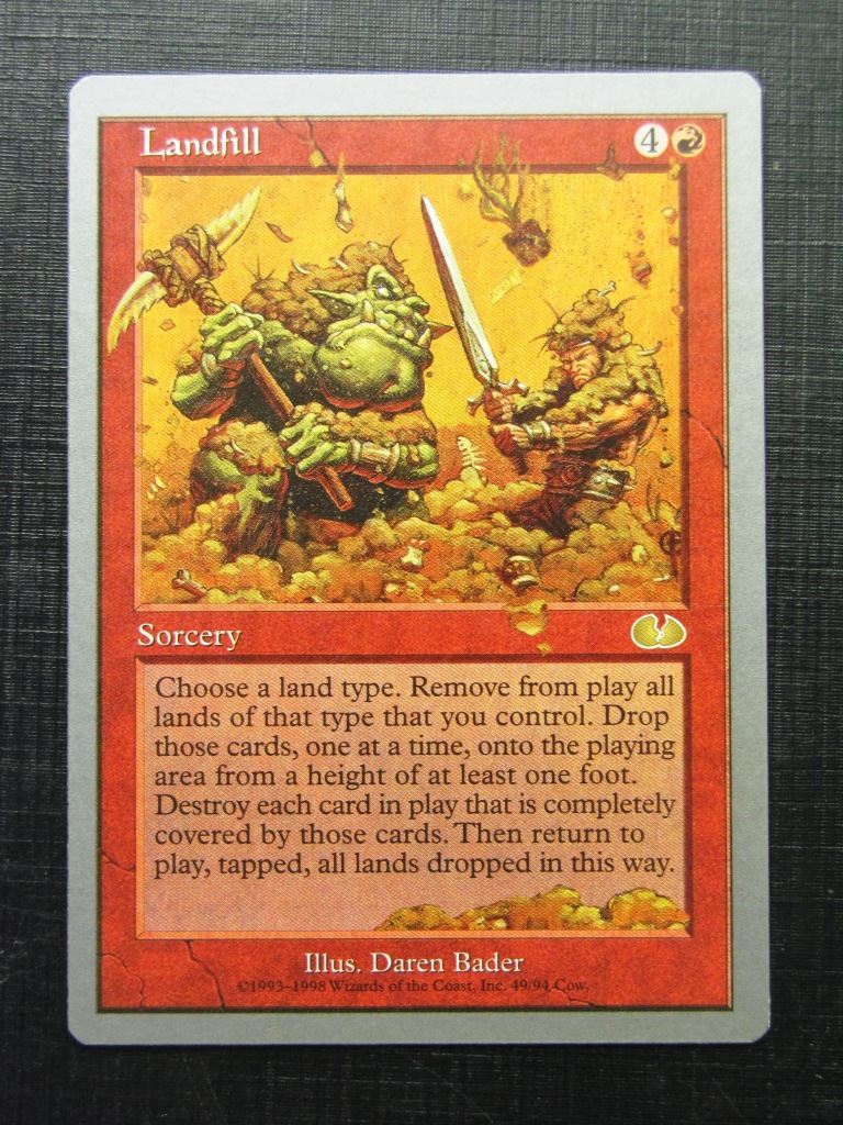 Landfill - Mtg Magic Card # 12H15